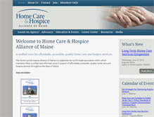 Tablet Screenshot of homecarealliance.org